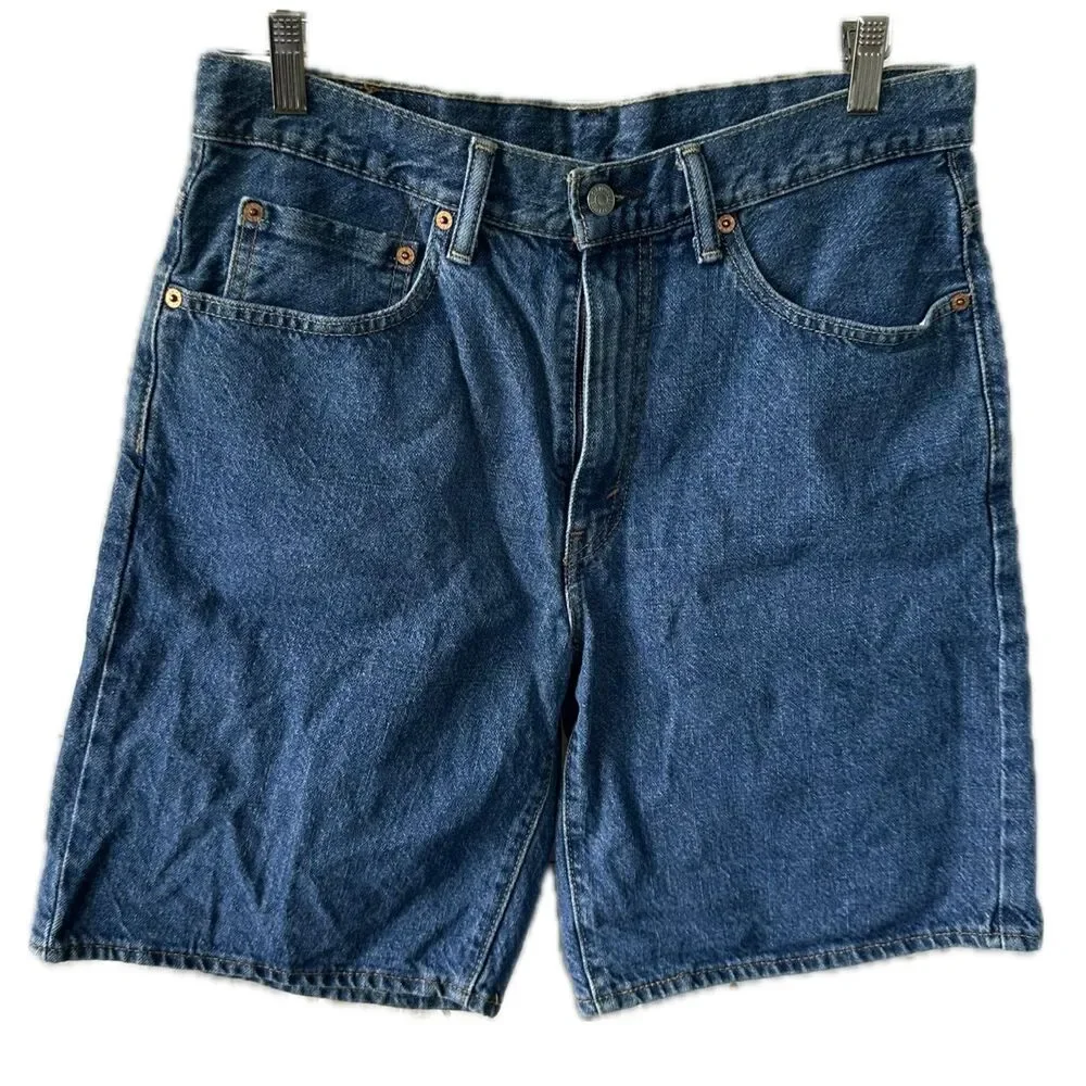 Levi's 550 Men's 100% Cotton Medium Wash Casual Denim Shorts Jorts W33